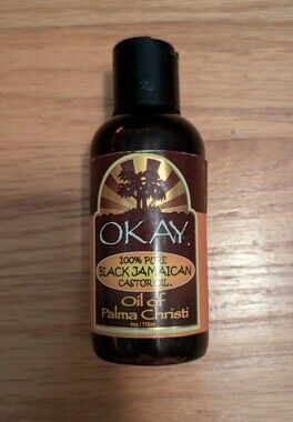 OKAY 100% Pure Black Jamaican Castor Oil - 4oz